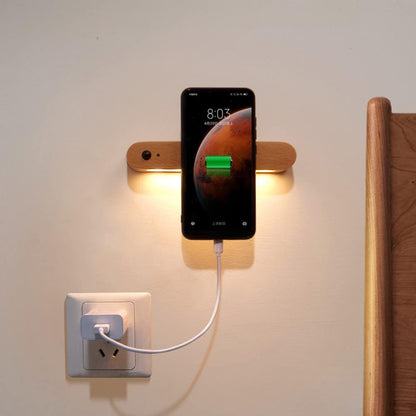 LED Sensor Wall Sconce Lamp Human Body Induction Night Light, Rechargeable Intelligent Wall Lighting Fixtures, Magnetic Attraction Wall Induction Safe Lamps for Stairs Hallway